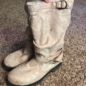 2 FOR 20: White Roxy Boots